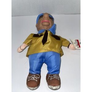 12" Mr Magoo Plush Service Station Attendant w/Tag 1989 UPA Cartoon